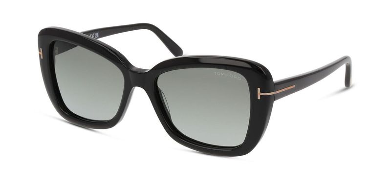 Tom Ford Schmetterling Sonnenbrillen FT1008 Schwarz für Dame