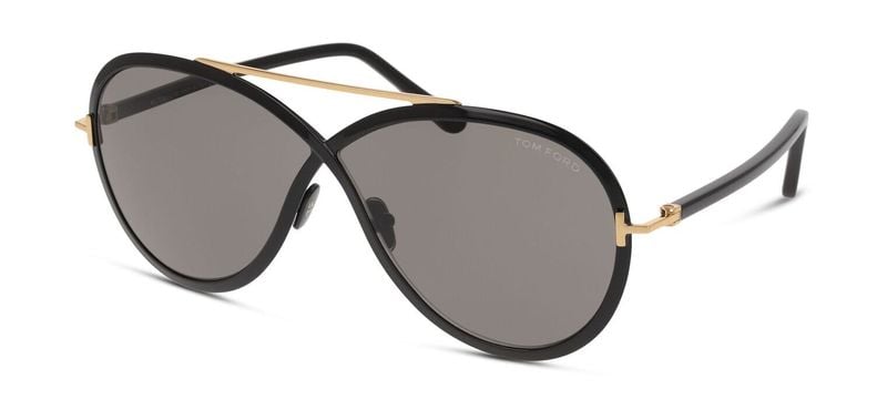 Tom Ford Pilot Sunglasses FT1007 Black for Woman