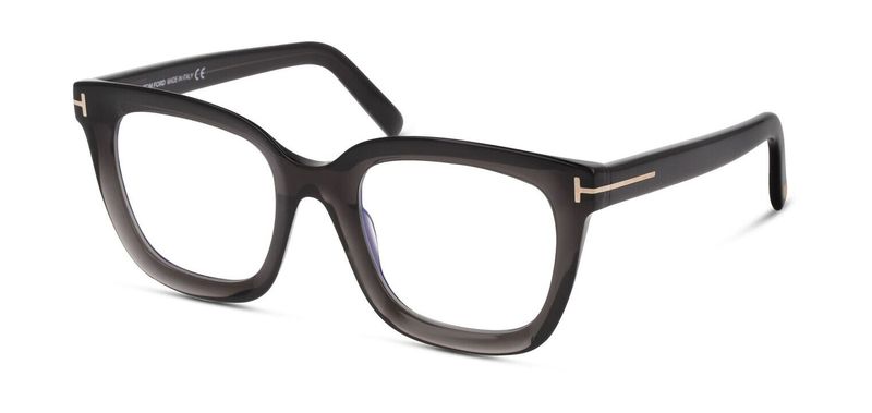 Tom Ford Rechteckig Brillen FT5880-B Grau für Dame