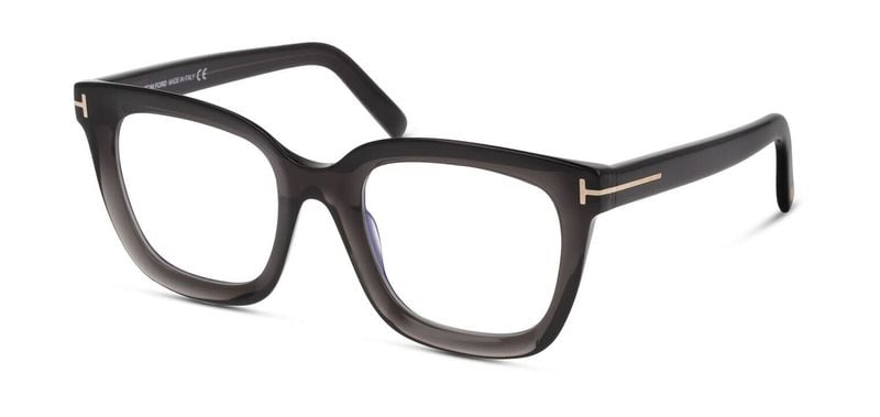 Tom Ford Rectangle Eyeglasses FT5880-B Grey for Woman