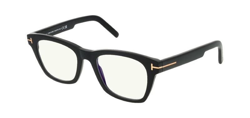 Tom Ford Rechteckig Brillen FT5886-B Schwarz für Herren