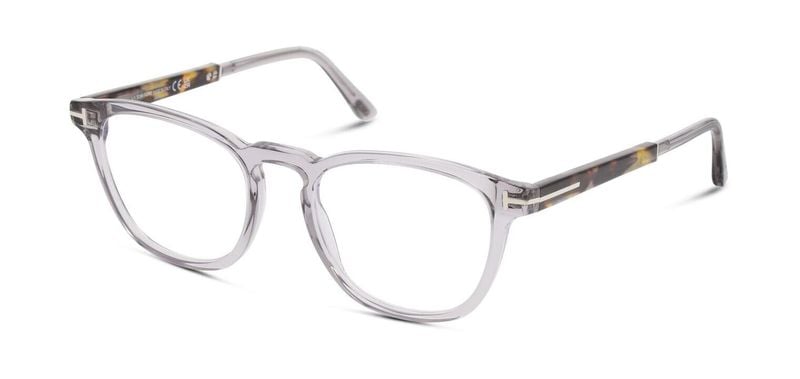 Tom Ford Oval Brillen FT5890-B Grau für Herren
