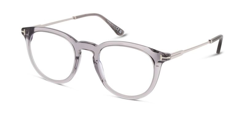 Lunettes de vue Tom Ford Ronde FT5905-B Gris pour Homme