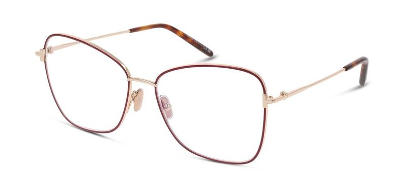 Tom Ford Cat Eye Eyeglasses FT5906-B Red for Woman