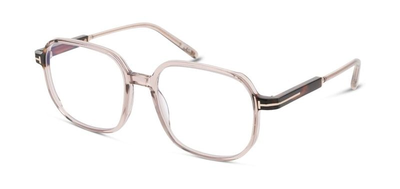 Lunettes de vue Tom Ford Carré FT5911-B Beige pour Femme