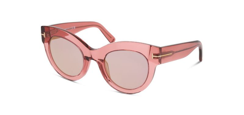 Lunettes de soleil Tom Ford Papillon FT1063 Rose pour Femme