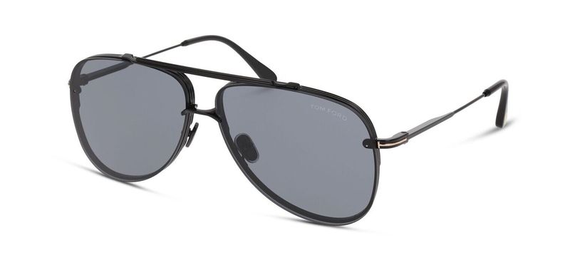 Tom Ford Pilot Sunglasses FT1071 Black for Unisex
