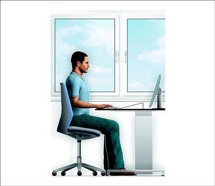 Verre progressif et sale travail sur ordinateur