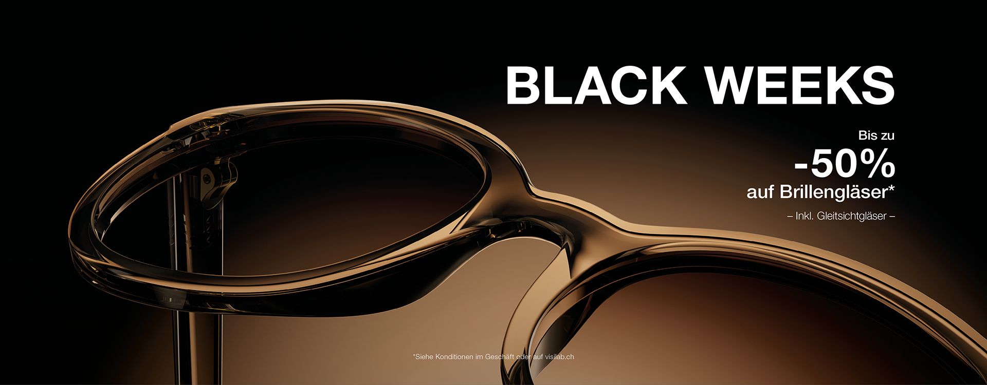 Bis zu -50% auf Brillengläser Inkl. Gleitsichtgläser Bis zu -50% auf Brillengläser Inkl. Gleitsichtgläser