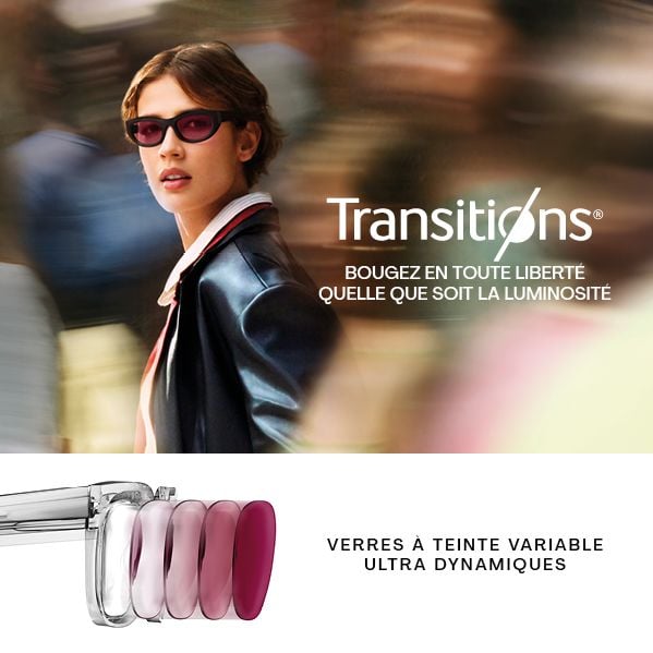 Transitions® : des verres intelligents à teinte variable
