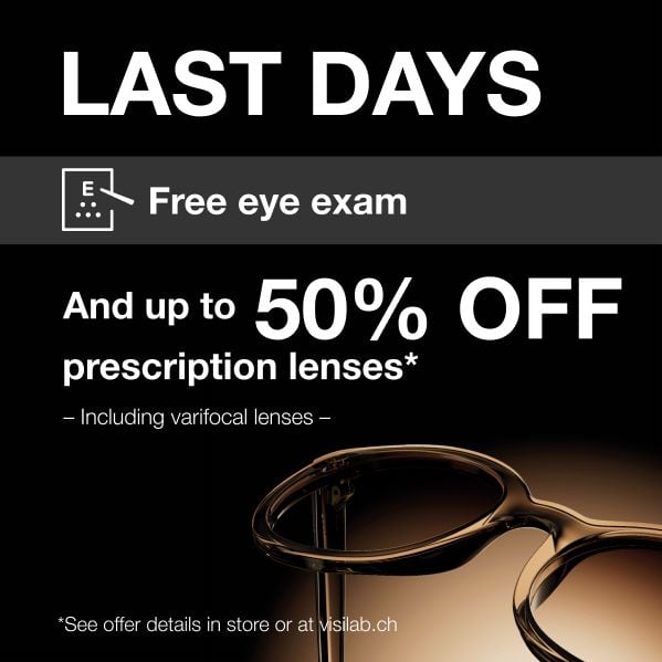 Up to 50% OFF prescription lenses Including varifocal lenses