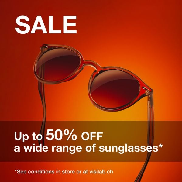 Sales : Up to 50% OFF a wide range of sunglasses