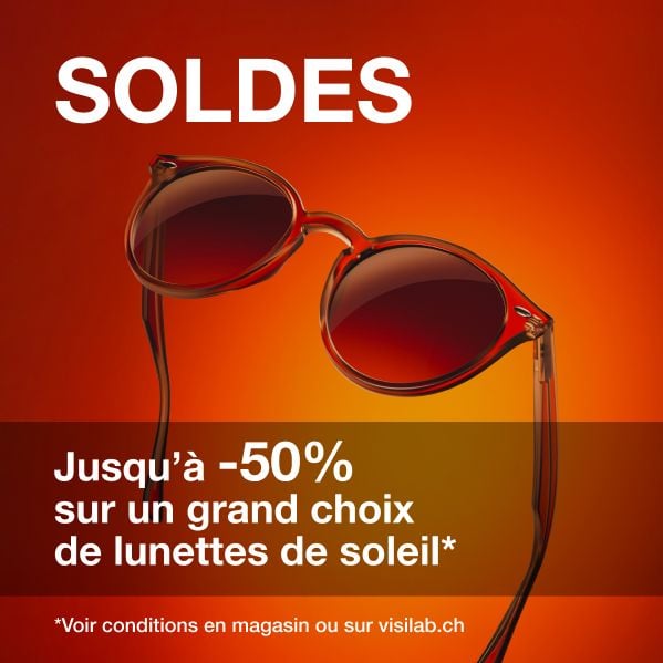 Soldes : Jusqu'&agrave; -50% sur un grand choix de lunettes de soleil