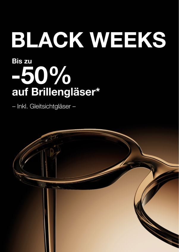 Bis zu -50% auf Brillengläser Inkl. Gleitsichtgläser