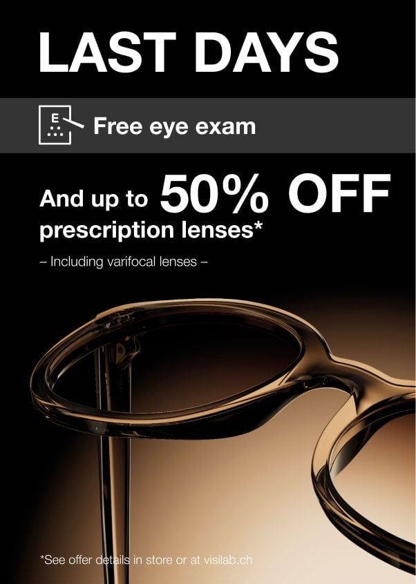 Up to 50% OFF prescription lenses Including varifocal lenses