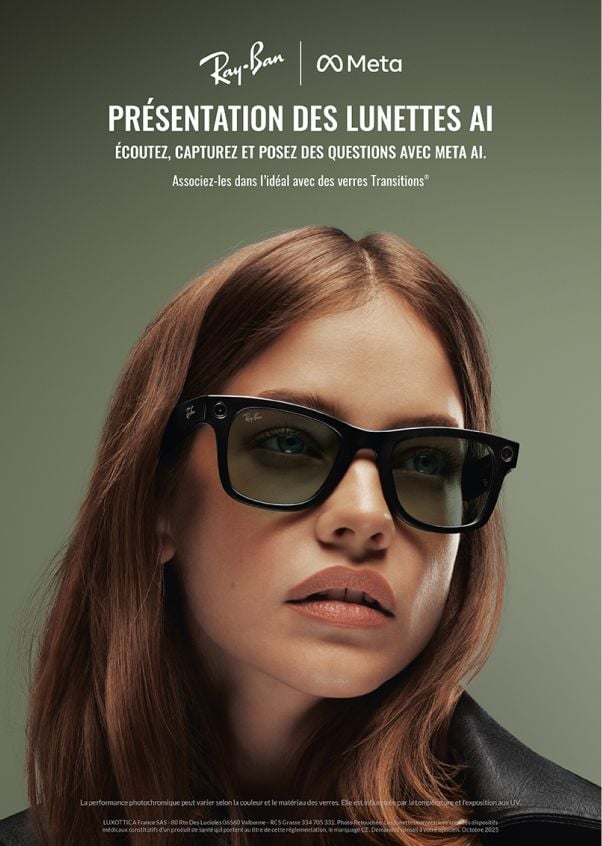 DÉCOUVREZ LES NOUVEAUX MODÈLES RAY-BAN META