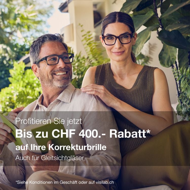 Ihr Alter = Ihre % auf die Fassung und geschenkter Sehtest
