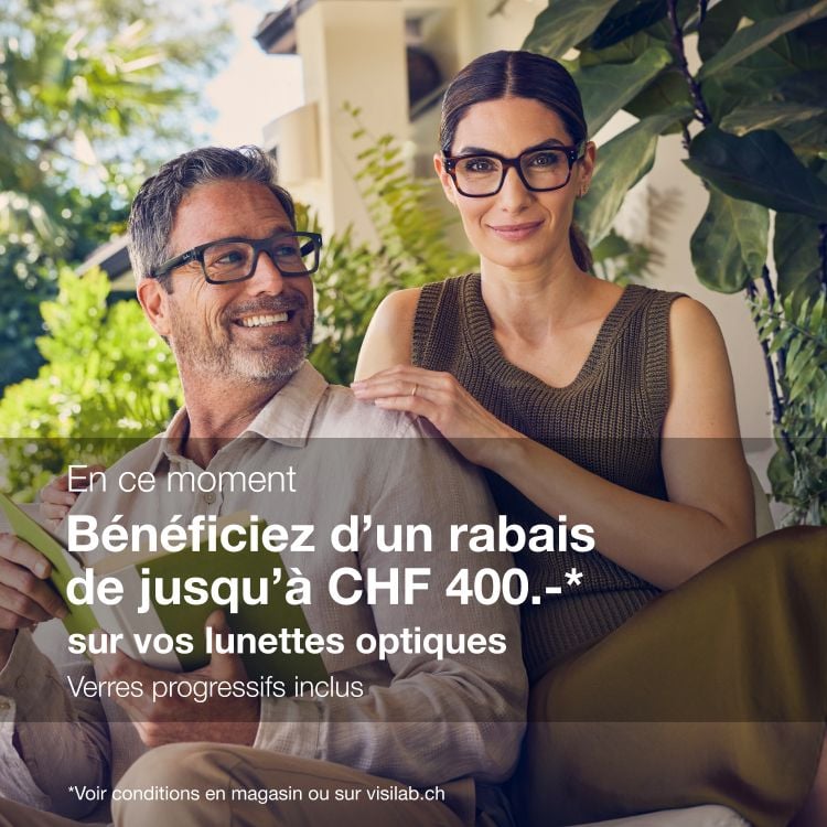Votre âge = votre % sur la monture et un examen de vue offert Votre âge = votre % sur la monture et un examen de vue offert