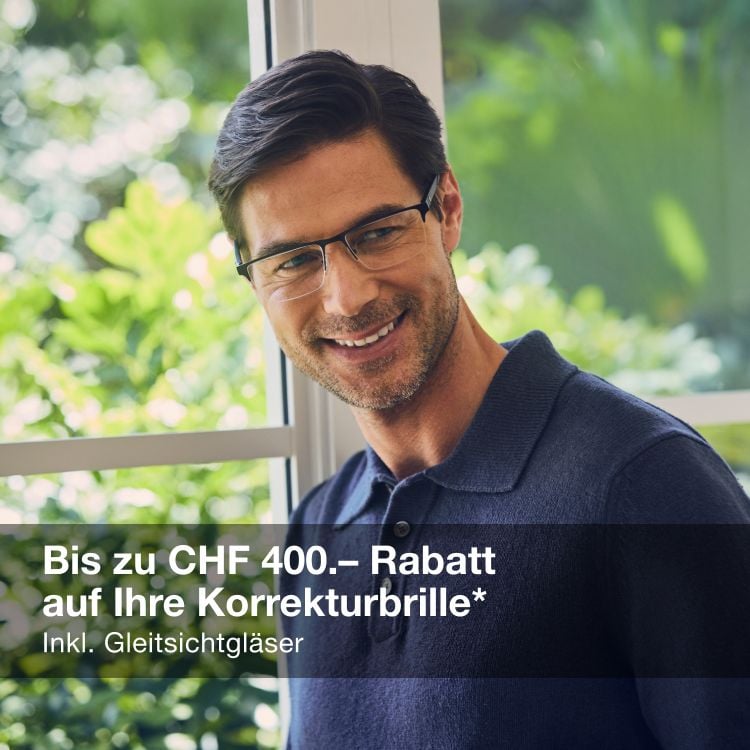 Ihr Alter = Ihre % auf die Fassung und geschenkter Sehtest